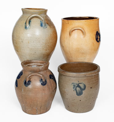 Lot of Four: Stoneware Jars incl. GOODWIN & WEBSTER Example
