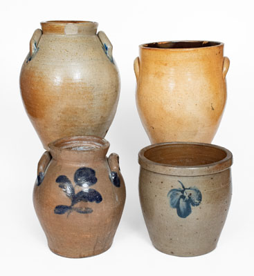 Lot of Four: Stoneware Jars incl. GOODWIN & WEBSTER Example