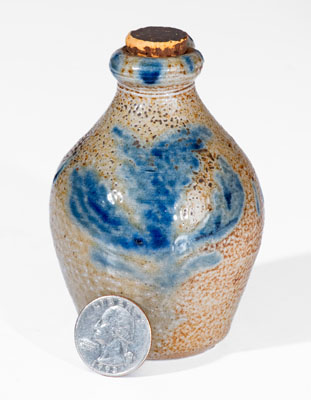 Scarce and Fine Miniature Northeastern Stoneware Jug, probably NJ, possibly Abial Price