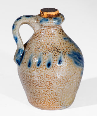 Scarce and Fine Miniature Northeastern Stoneware Jug, probably NJ, possibly Abial Price