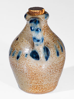 Scarce and Fine Miniature Northeastern Stoneware Jug, probably NJ, possibly Abial Price