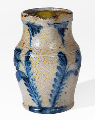 Quart Stoneware Pitcher w/ Floral Decoration, attrib. Richard C. Remmey, Philadelphia