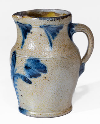 Quart Stoneware Pitcher w/ Floral Decoration, attrib. Richard C. Remmey, Philadelphia