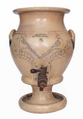 Outstanding SOMERSET POTTERS WORKS (Massachusetts) Stoneware Water Cooler