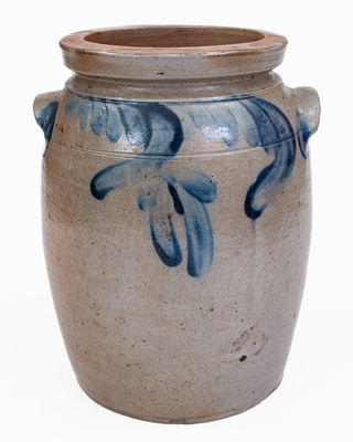 Unusual P. HERRMANN, Baltimore, MD Stoneware Jar w/ Star on Underside