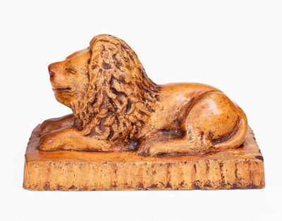 Sewertile Lion Inscribed 