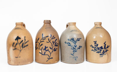 Lot of Four: BALLARDVALE, MASS Stoneware Jugs