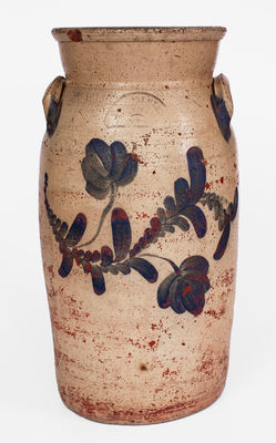 T.S. BALSLEY / MANUFACTURER / DETROIT, MICH. Stoneware Churn