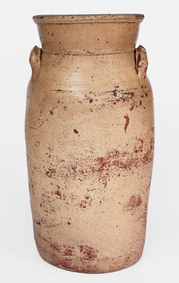 T.S. BALSLEY / MANUFACTURER / DETROIT, MICH. Stoneware Churn