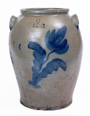 Rare R. Butt, Washington City, D.C. Stoneware Jar, c1835