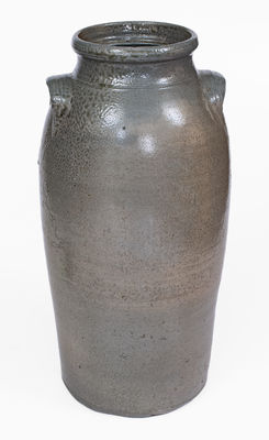 Scarce 4 Gal. Isaac Gay, Union County, NC Stoneware Churn, c1870