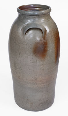 Scarce 4 Gal. Isaac Gay, Union County, NC Stoneware Churn, c1870