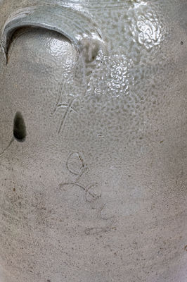 Scarce 4 Gal. Isaac Gay, Union County, NC Stoneware Churn, c1870