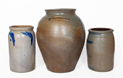 Lot of Three: American Stoneware Jars