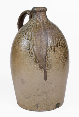 Fine J.A.C. (John A. Craven, Randolph County, NC) Stoneware Jug, mid 19th century