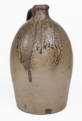 Fine J.A.C. (John A. Craven, Randolph County, NC) Stoneware Jug, mid 19th century