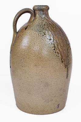 Fine J.A.C. (John A. Craven, Randolph County, NC) Stoneware Jug, mid 19th century