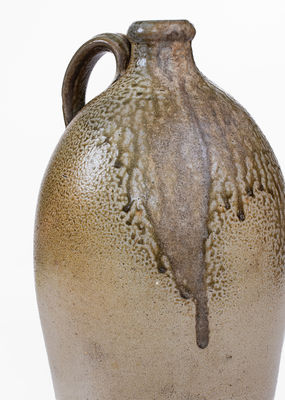 Fine J.A.C. (John A. Craven, Randolph County, NC) Stoneware Jug, mid 19th century