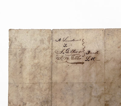 Extremely Rare 1840 Deed Conveying Pottersville Stoneware Manufactory from Abner Landrum to Jasper Gibbs