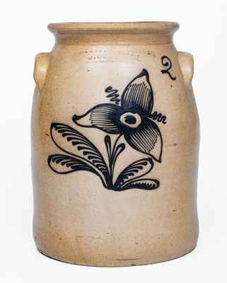 F. STETZENMEYER & G. GOETZMAN / ROCHESTER, NY Stoneware Jar