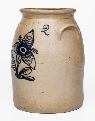 F. STETZENMEYER & G. GOETZMAN / ROCHESTER, NY Stoneware Jar