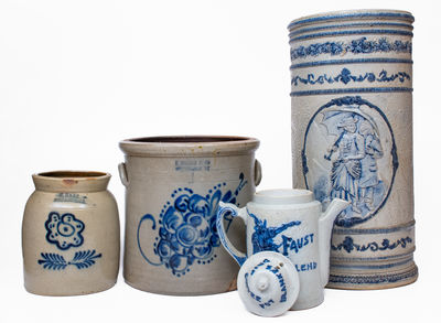Lot of Four: Northeastern U.S. Stoneware