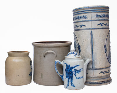 Lot of Four: Northeastern U.S. Stoneware