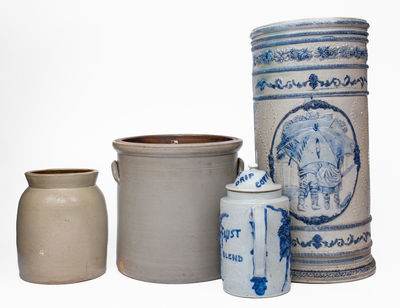 Lot of Four: Northeastern U.S. Stoneware