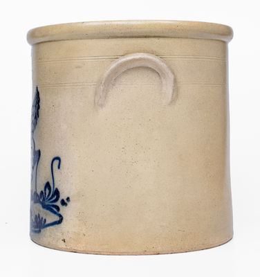 5 Gal. J. & E. NORTON / BENNINGTON, VT Pecking Chicken Crock