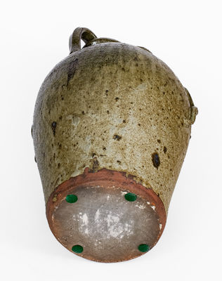 Fine Large B. B. CRAIG / VALE, NC Double-Handled Stoneware Snake Jug