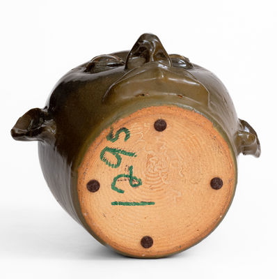 Rare Early-Period Lanier Meaders (Cleveland, GA) Face Jug, c1970