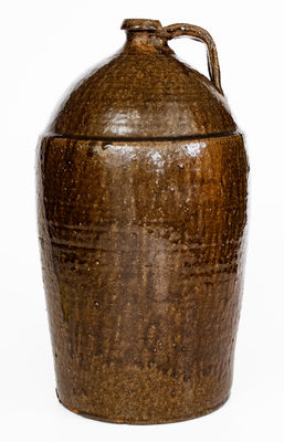 Alkaline-Glazed Georgia Stoneware Shoulder Jug