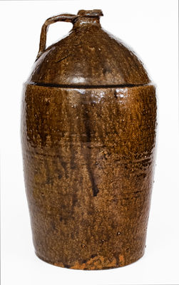 Alkaline-Glazed Georgia Stoneware Shoulder Jug