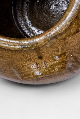 Exceptional 15 Gal. JCM (Daniel Seagle, Vale, NC) Four-Handled Stoneware Jar