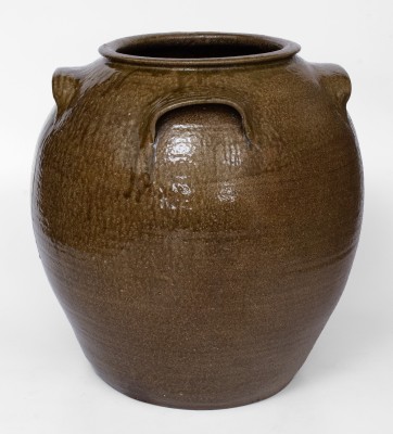 Exceptional 15 Gal. JCM Four-Handled Stoneware Jar