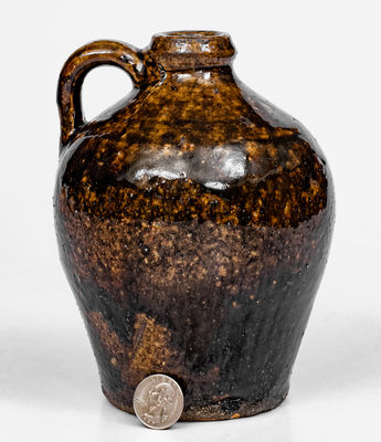 Small Alkaline-Glazed Buncombe County, NC Stoneware Jug