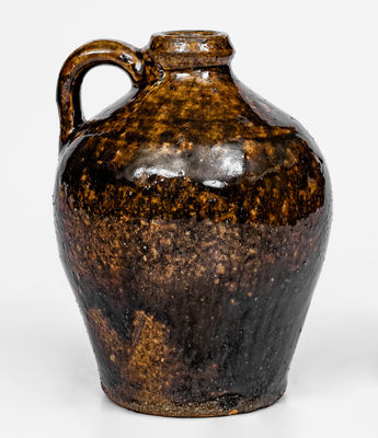 Small Alkaline-Glazed Buncombe County, NC Stoneware Jug