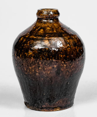 Small Alkaline-Glazed Buncombe County, NC Stoneware Jug