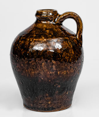 Small Alkaline-Glazed Buncombe County, NC Stoneware Jug