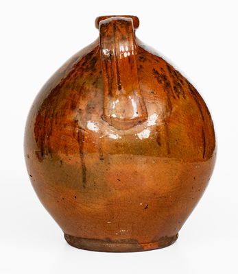 Glazed Redware Jug, PA origin, second or third quarter 19th century.