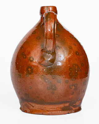 Glazed Northeastern Redware Jug, 19th century