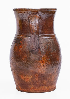 Glazed Redware Pitcher, possibly Isaac Good, Rockingham County, VA