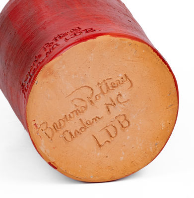 Red-Painted Pottery Devil Face Jug,