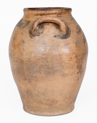 Two-Gallon C. CROLIUS / MANUFACTURER / NEW-YORK Stoneware Jar, early 19th century