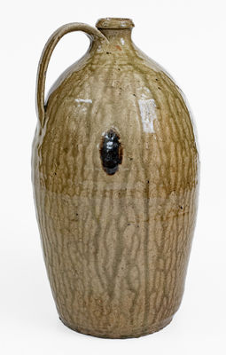 Attrib. Isaac Craven, White County, Georgia Alkaline-Glazed Stoneware Jug