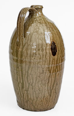 Attrib. Isaac Craven, White County, Georgia Alkaline-Glazed Stoneware Jug