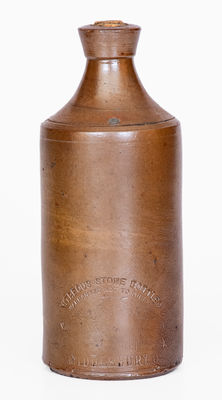 Salt-Glazed Stoneware Bottle, American Bottle Co., Middlebury, Ohio, 19th century