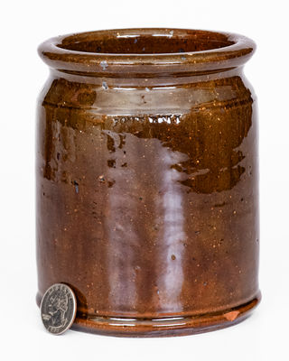 JOHN BELL (Waynesboro, Pennsylvania) Glazed Redware Jar