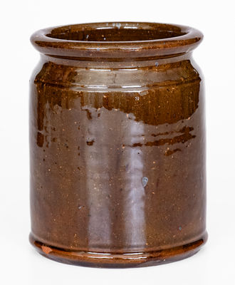JOHN BELL (Waynesboro, Pennsylvania) Glazed Redware Jar