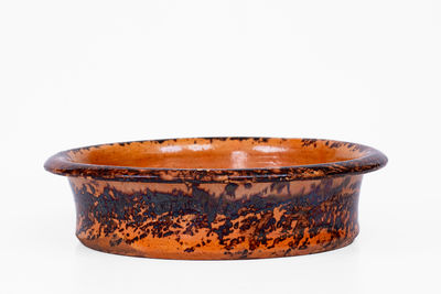 JOHN W. BELL / Waynesboro, Pa. Glazed Redware Dish